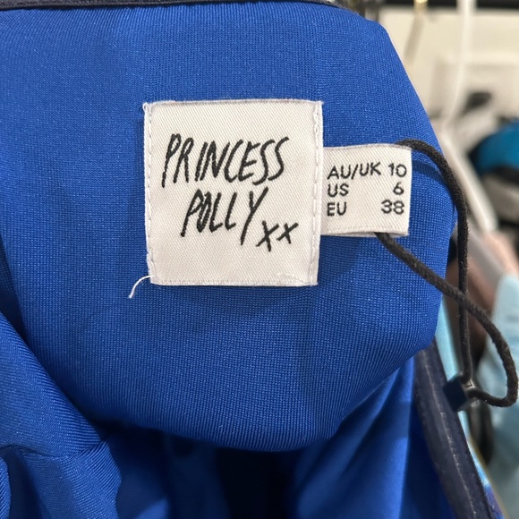 NWOT Princess Polly Blue Micah Mini Dress - Picture 4 of 5